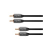 Kabel 2x Cinch konektor/2x Cinch konektor 0,5m KRUGER & MATZ KM0303