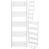 Vodný kúpeľňový radiátor Granitan 546 W 500 x 1400 mm biely