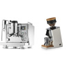 Rocket Espresso R NINE ONE + Eureka Mignon Single Dose, White & Oak