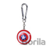 Pyramid Prívesok na kľúče International Captain America Shield 3D