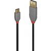 Lindy 36888 USB, USB 2.0 USB-A zástrčka, USB-C ™ zástrčka, 3m, černý