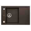 Alveus FORMIC 30 kuchynský granitový drez so sifónom 76x50 - G-03 Chocolate 1108029