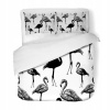 Obliečky Sada vankúš Eco retro štýle Flamingos (Obliečky Sada vankúš Eco retro štýle Flamingos)
