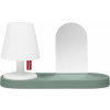 Stolná lampa Edison the Petit so zeleným podstavcom