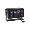 Multiprepínač 12V / 24V - 3x kolískový spínač / USB QC3.0 / USB-C PD / voltmeter