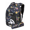 Batoh Meatfly Exile + PENÁL ZADARMO fialová/žltá 24 L