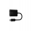 Belkin USB-C adaptér/rozdvojka - USB-C napájení + USB-C audio / nabíjecí adaptér, černá (F7U081btBLK)