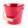Vedierko Woodyland 91465 kovové červené 1,2 l