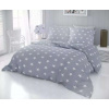 Kvalitex Bavlnené obliečky DELUX STARS šedej 45x60 cm povlak