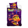 Posteľné obliečky Pacman lila
