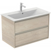 Ideal Standard Connect Air skrinka 80x51.7x44 cm závesná kúpeľňová skrinka pod umývadlo dreva E0819UK