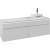 VILLEROY & BOCH Legato závesná skrinka pod umývadlo na dosku (umývadlo vpravo), 4 zásuvky, 1600 x 500 x 550 mm, White Matt, B59800MS