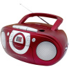 soundmaster SCD5100RO SCD5100RO CD-rádio, FM, CD, AUX, kazeta, UKW, tmavočervená; SCD5100RO
