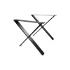 Interex design Stolové nohy ULTRA SLIM Čierna / Pár 730 mm