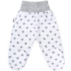 Dojčenské polodupačky New Baby Classic II sivé s hviezdičkami - Sivá - 68 (4–6m)