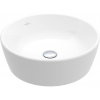 VILLEROY & BOCH Architectura okrúhle umývadlo na dosku bez otvoru, bez prepadu, priemer 450 mm, biela alpská, 5A254601