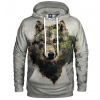 Aloha From Deer Forest Wolf Hoodie HK AFD1041 Grey XXL