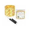 SPRINGOS LED reťaz Nano Ježko - 3m, 300LED, 8 funkcií, IP44, teplá biela
