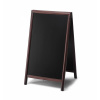 Jansen Display Drevené áčko s kriedovou tabuľou 68 x 120 cm, tmavo hnedá