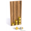 Držiak na kávové kapsule ARC z teakového dreva 14x31x1,6 cm ARC teak coffee capsule holder 14x31x1.6 cm