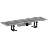 HANSGROHE RainDrain Compact úplná sada sprchového žľabu pre štandardnú inštaláciu, dĺžka 60 cm, oceľ nerezová kartáčovaná, 56174800