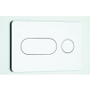 JIKA PL8 Dual Flush ovládacie tlačidlo dvojčinné, matný chróm, lesklý krúžok, H8936460070001