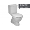 Jika LYRA PLUS WC-kombi stojace, zvislý odpad, bočné napúšťanie, vr.nádržky,biele 2411 H8263870002413