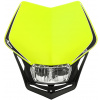 UNI predná maska aj so svetlom V-Face FULL LED, RTECH (neonovo-čierna)