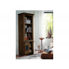 Bighome - Regál na knihy mango 60x45x180 hnedý lakovaný IRON