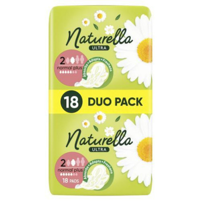 Naturella Ultra Normal Plus hygienické vložky s krídelkami a jemnou vôňou 18 ks pre ženy