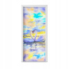 Samolepiaca nálepka 85x205 Love Swans Water (Samolepiaca nálepka 85x205 Love Swans Water)