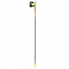 LEKI Vertical K naturalcarbon-bright red-neonyellow 110 cm; Červená hole