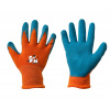 Detské latexové ochranné rukavice Bradas ORANGE, veľ. 6