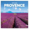 NOTIQUE Poznámkový kalendář Provence 2026, 30 x 30 cm