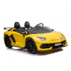 LEAN CARS Lamborghini Aventador SX2028 Žlté auto na batérie