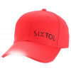Sixtol LED kšiltovka se světlem B-CAP 25lm, nabíjecí, USB, červená
