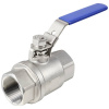 TRU COMPONENTS TC-2PC-DN40-316 TC-12770364 štandardný guľový kohút Vnútorný závit: G1 1/2 64 bar (max) 1 ks; TC-12770364