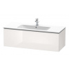 Duravit L-Cube Umývadlová skrinka 40x122x48 cm, 1 zásuvka, lesklá biela LC614302222