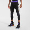 TARMAK Pánske spodné 3/4 legíny na basketbal NBA Los Angeles Lakers čierne S W30 L33