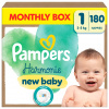 Pampers Harmonie mesačné balenie plienok 2-5kg Newborn 1 (180ks) Pampers