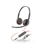 Náhlavná súprava Poly Blackwire 3225 USB-C/A + 3,5 mm jack 8X229AA