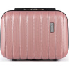BASIC Solier ružový cestovný kozmetický kufor noel ( stl902 14' pink) kosmetický kufor