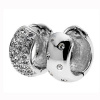 Náušnice s krištáľmi Swarovski Oliver Weber Double