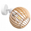 Nástenná lampa E27 stropná LED podkrovná drevená guľa (Nástenná lampa E27 stropná LED podkrovná drevená guľa)