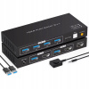 Prepínač KVM USB HDMI 2/1