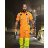 ARDON Nohavice s náprsenkou ARDON®SIGNAL predĺžené oranžové L Farba: oranžové odtiene, Veľkosť: XL