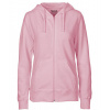 Neutral Dámska mikina na zips NE83301 Light Pink M