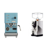 Profitec GO, blue + Eureka Mignon Perfetto, CR chrome