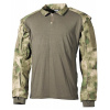 Košeľa taktická MFH US Tactical 02611E so suchým zipsom - HDT camo FG