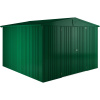 Biohort Plechový domček na náradie Europa 7 tmavo zelená, 300 x 316 cm